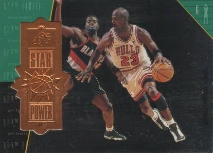 1998 SPx Finite Michael Jordan #100 Basketball Card