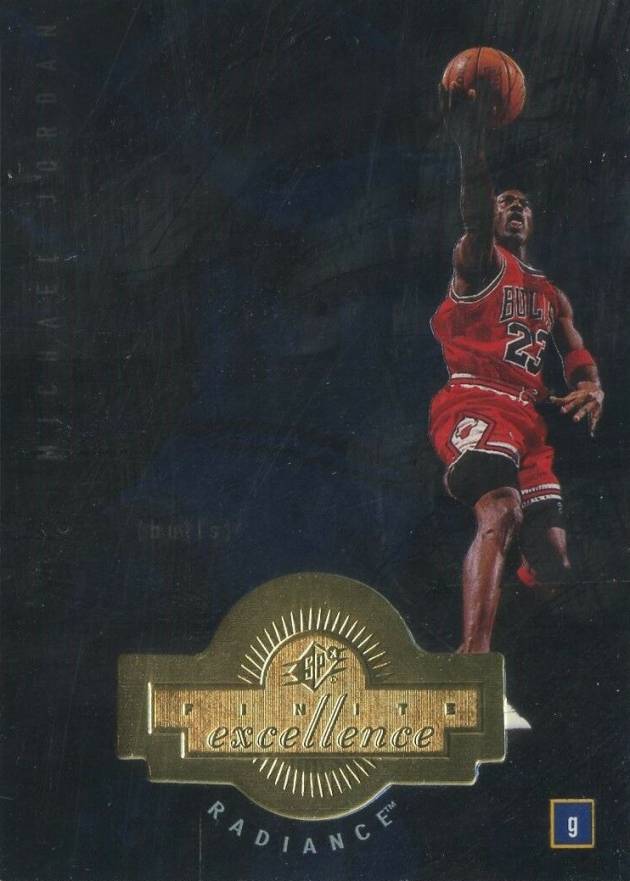 1998 SPx Finite Michael Jordan #201 Basketball Card