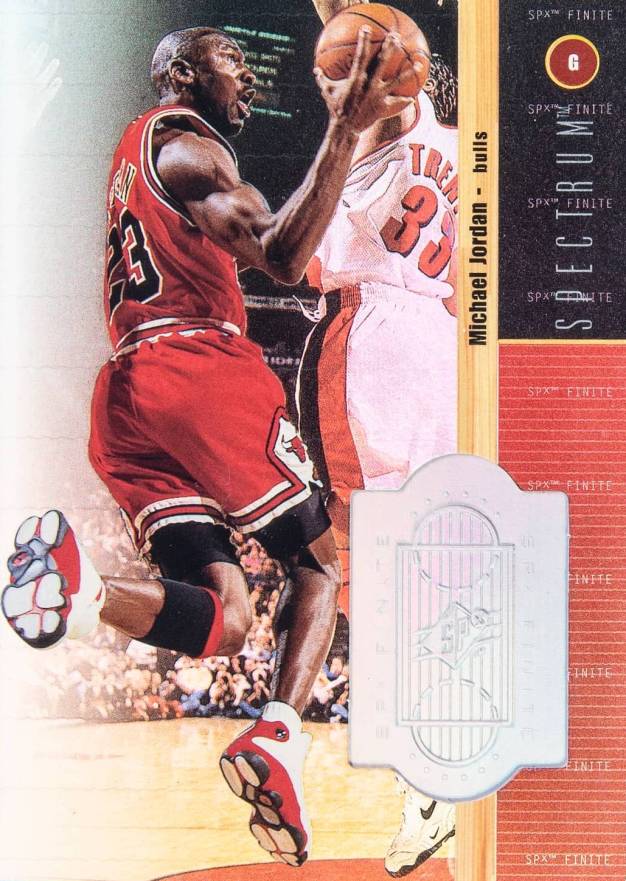 1998 SPx Finite Spectrum Michael Jordan #1 Basketball Card