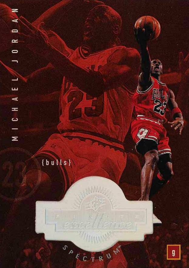 1998 SPx Finite Spectrum Michael Jordan #201 Basketball Card