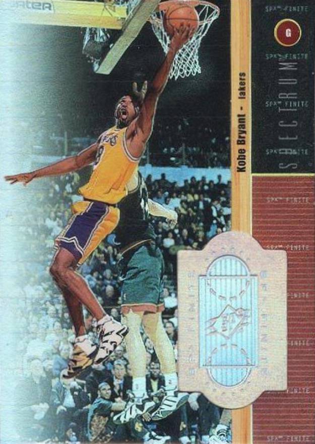1998 SPx Finite Spectrum Kobe Bryant #50 Basketball Card
