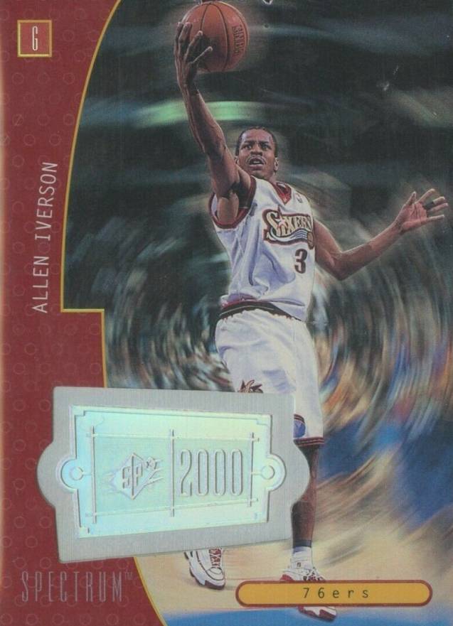 1998 SPx Finite Spectrum Allen Iverson #163 Basketball Card
