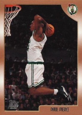 1998 Topps Paul Pierce #135 Basketball Card