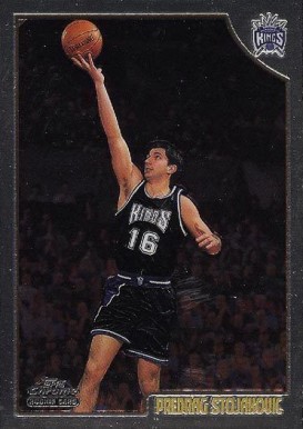 1998 Topps Chrome Predrag Stojakovic #201 Basketball Card