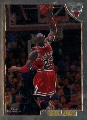 1998 Topps Chrome Michael Jordan #77 Basketball Card