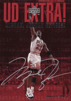 1998 Upper Deck Michael Jordan Retires! #UDX Basketball Card