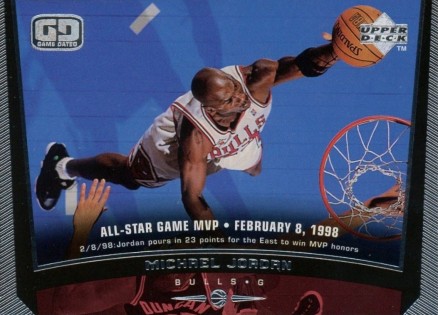 1998 Upper Deck Michael Jordan #23 Basketball Card