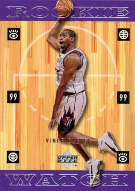 1998 Upper Deck Vince Carter #316 Basketball Card