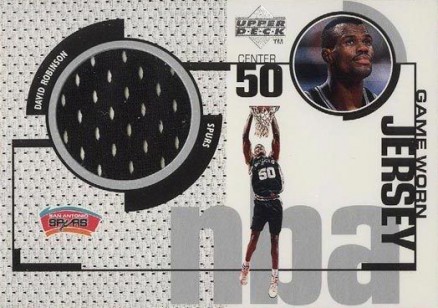 1998 Upper Deck Game Jerseys David Robinson #GJ8 Basketball Card