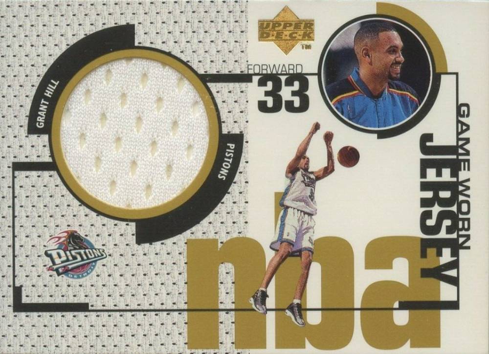 1998 Upper Deck Game Jerseys Grant Hill #GJ11 Basketball Card
