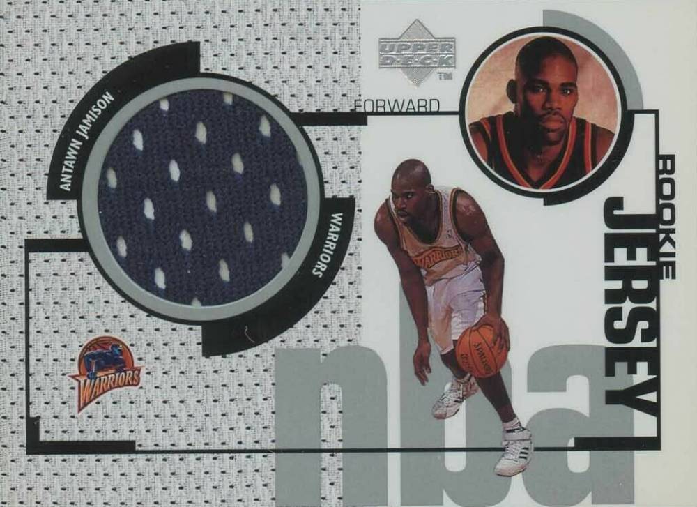 1998 Upper Deck Game Jerseys Antawn Jamison #GJ46 Basketball Card
