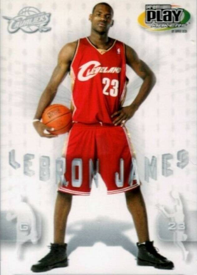 2003 Upper Deck Playmakers LeBron James #LJ Basketball Card