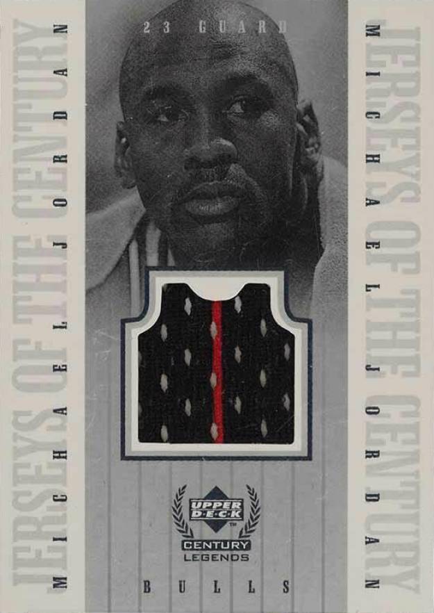 1999 Upper Deck Century Legends Jerseys of the Century Michael Jordan #MJ Basketball Card