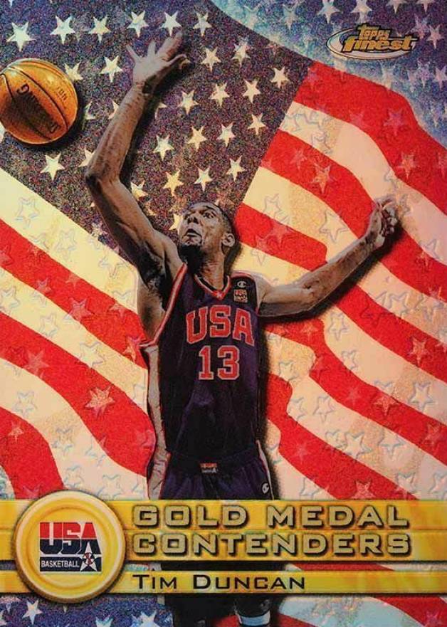 1999 Finest Tim Duncan #225 Basketball Card