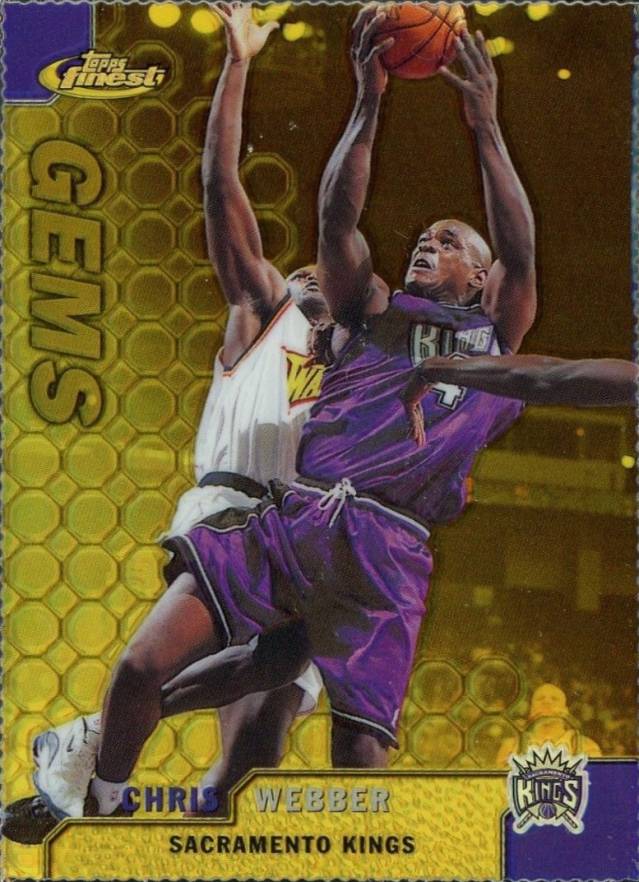 1999 Finest Chris Webber #101 Basketball Card