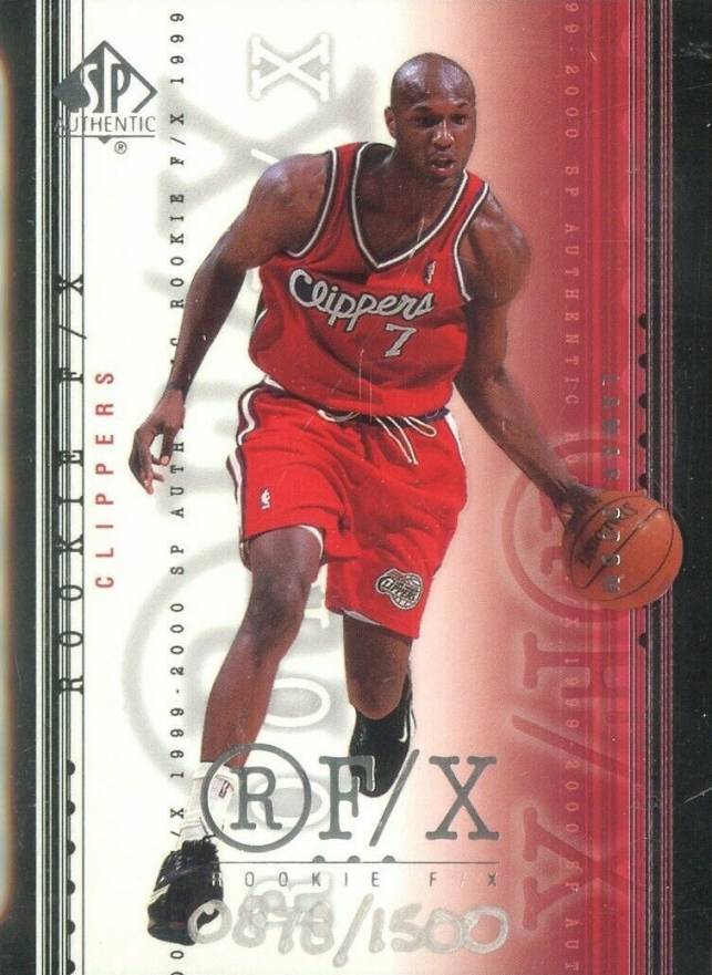 1999 SP Authentic Lamar Odom #94 Basketball Card