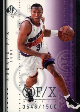 1999 SP Authentic Shawn Marion #99 Basketball Card