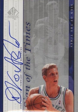 1999 SP Authentic Sign of the Times Dirk Nowitzki #DN Basketball Card