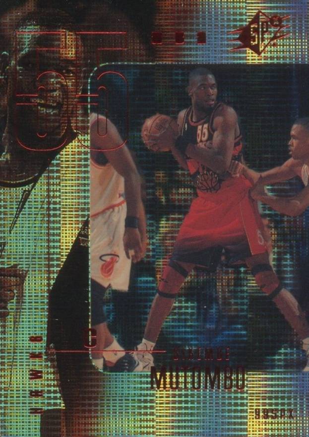 1999 SPx Dikembe Mutombo #1 Basketball Card