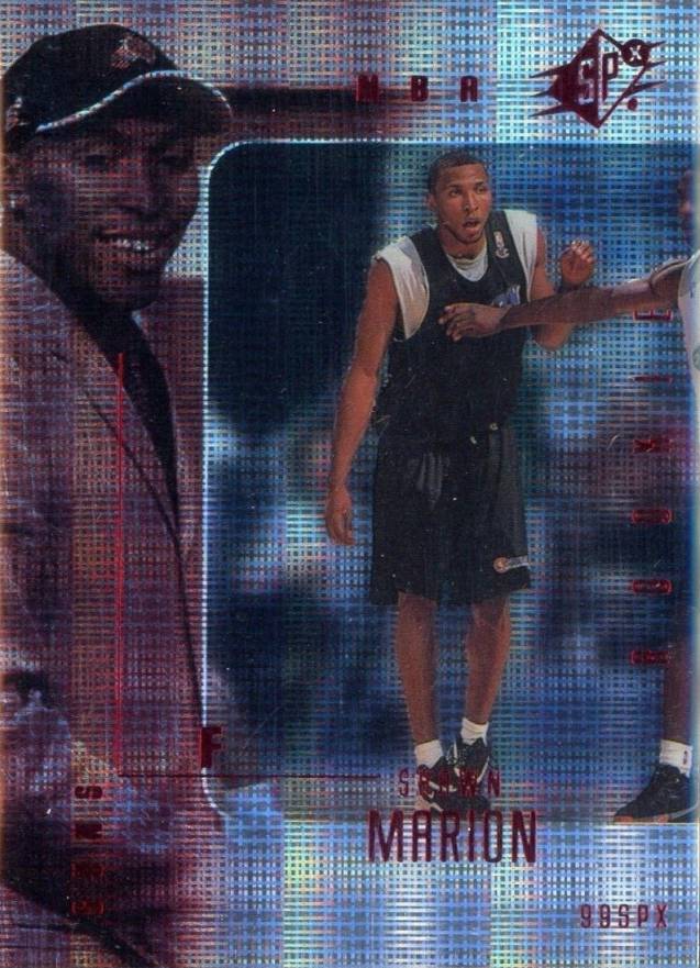 1999 SPx Shawn Marion #99 Basketball Card