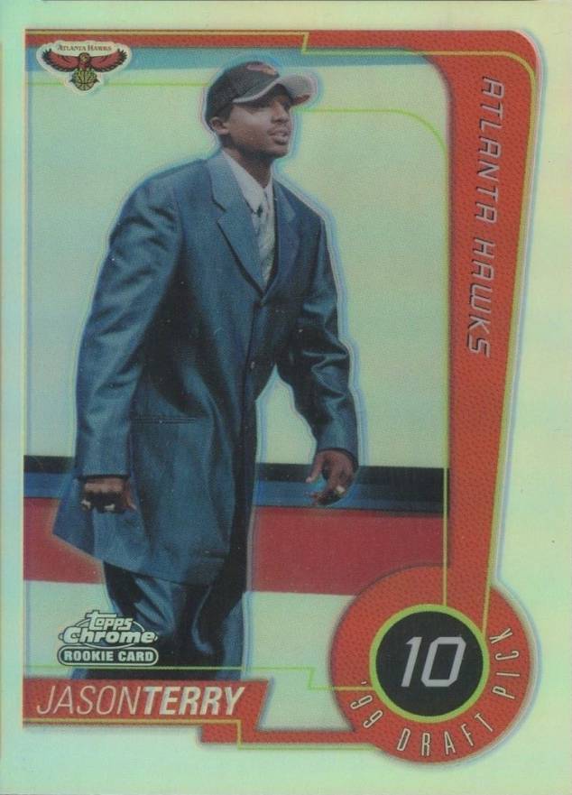 1999 Topps Chrome Jason Terry #111 Basketball Card
