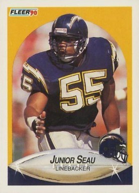 1990 Fleer Update Junior Seau #U-102 Football Card