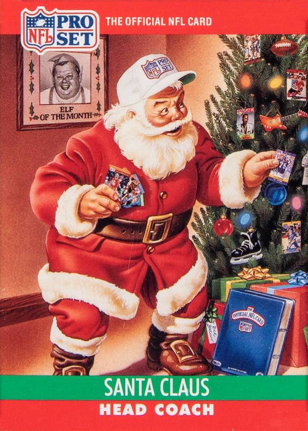 1990 Pro Set Santa Claus # Football Card
