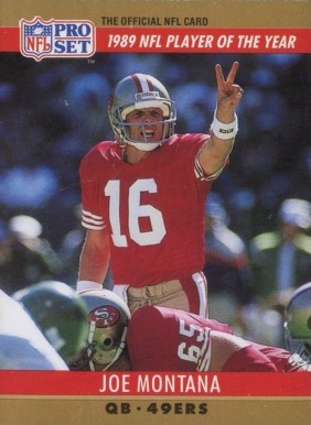 1990 Pro Set Joe Montana #2 Football Card