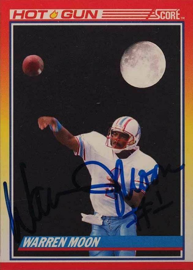 1990 Score Warren Moon #317 Football Card