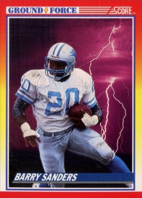 1990 Score Barry Sanders #325 Football Card