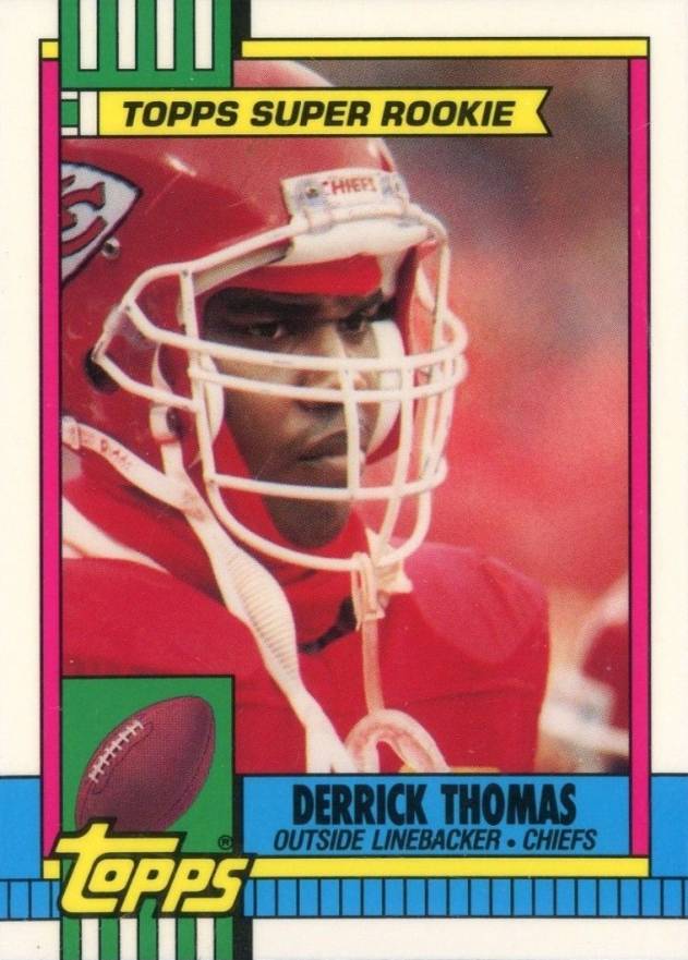 1990 Topps Tiffany Derrick Thomas #248 Football Card