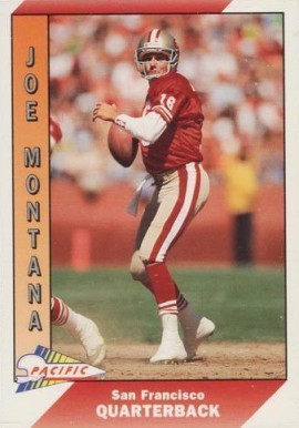 1991 Pacific Prototypes Joe Montana #1 Football Card