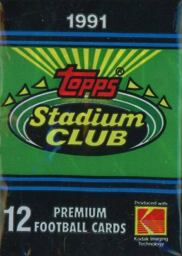 1991 Stadium Club Wax Pack #WP Football Card