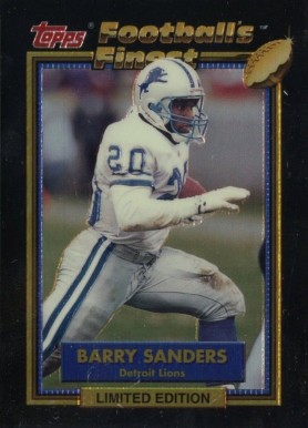 1992 Finest Barry Sanders #26 Football Card