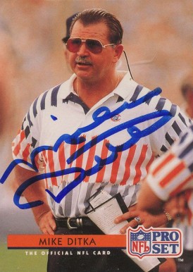 1992 Pro Set Mike Ditka #126 Football Card