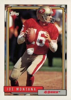 1992 Topps Joe Montana #719 Football Card