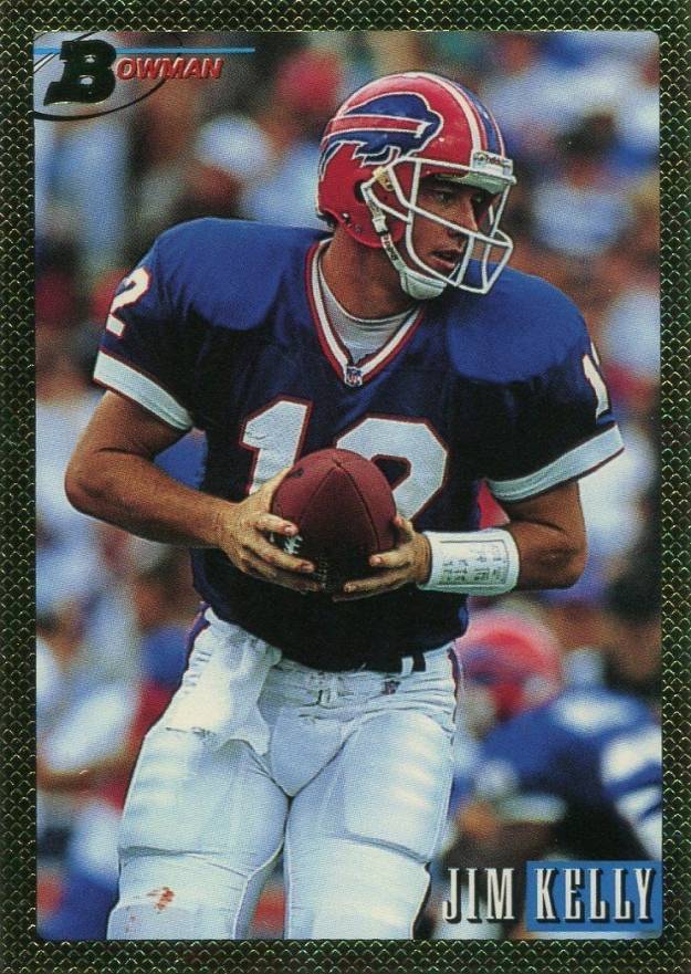 1993 Bowman Jim Kelly #330 Football Card