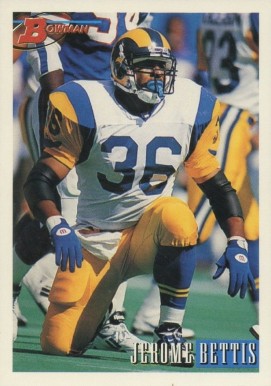 1993 Bowman Jerome Bettis #264 Football Card