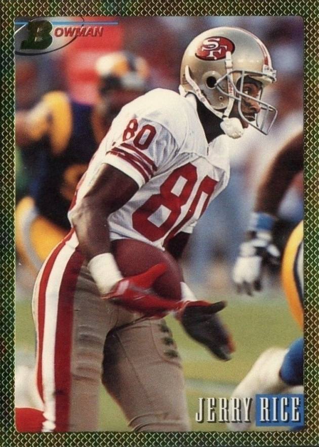 1993 Bowman Jerry Rice #340 Football Card