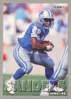 1993 Fleer Barry Sanders #213 Football Card