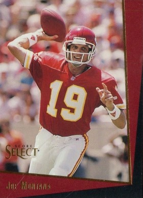 1993 Select Joe Montana #155 Football Card