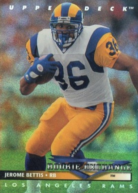 1993 Upper Deck Rookie Exchange Jerome Bettis #RE7 Football Card