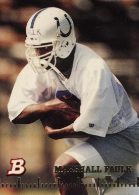 1994 Bowman Marshall Faulk #2 Football Card