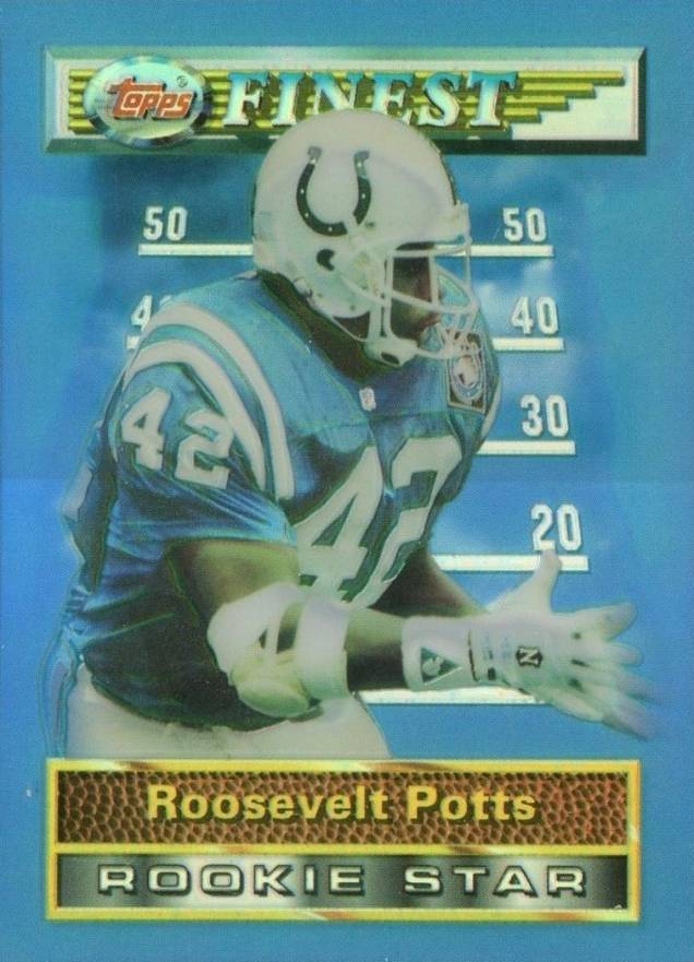1994 Finest Roosevelt Potts #220 Football Card