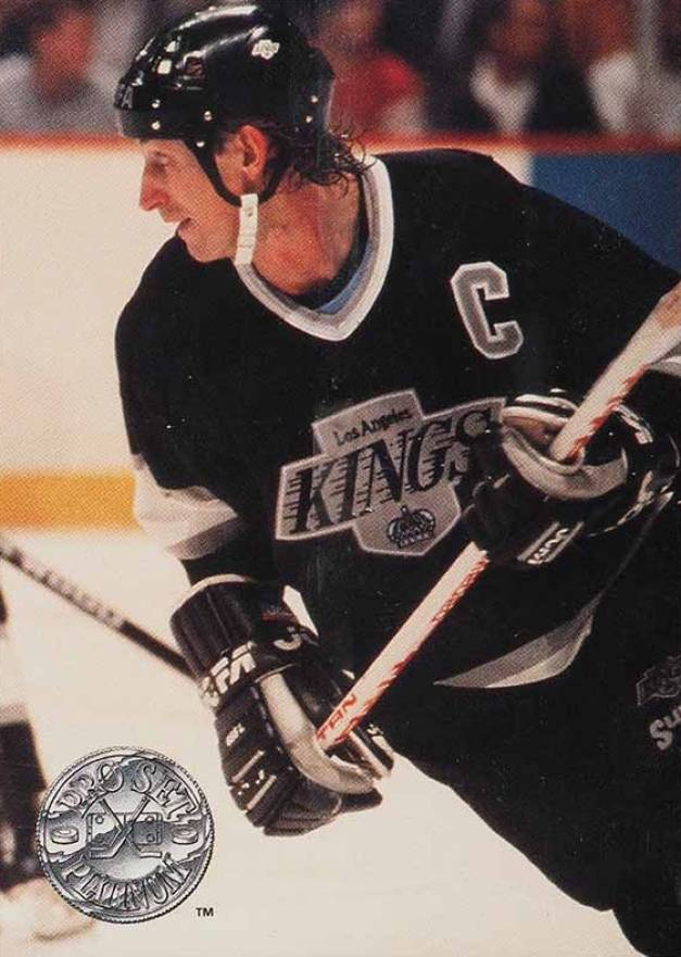 1991 Pro Set Platinum Wayne Gretzky #52 Hockey Card