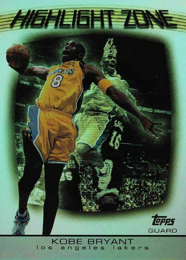 2003 Topps Highlight Zone Kobe Bryant #HZ-20 Basketball Card