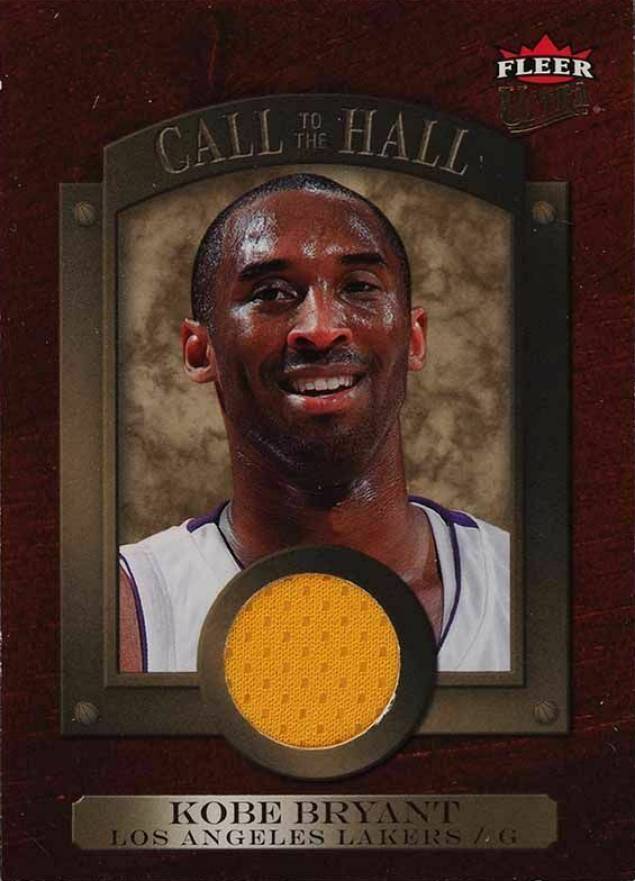 2007 Ultra Call to the Hall Memorabilia Kobe Bryant #CH-1 Basketball Card