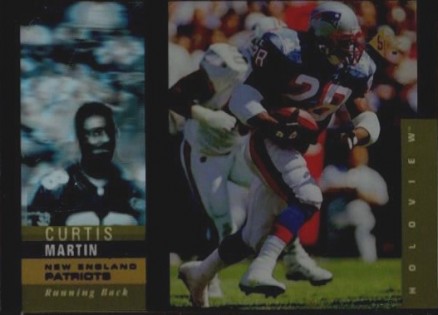 1995 SP Holoview Curtis Martin #5 Football Card