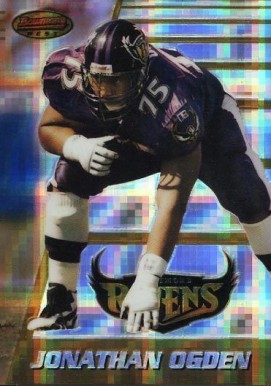 1996 Bowman's Best Jonathan Ogden #148 Football Card