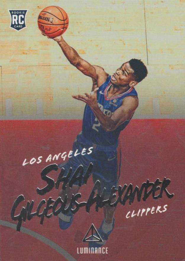 2018 Panini Chronicles Shai Gilgeous-Alexander #162 Basketball Card